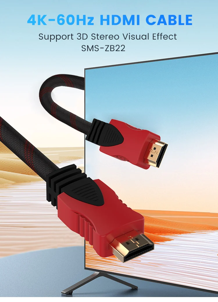 Cable HDMI 4K de 3 metros, Cable de alta definición 4K, Cable HDMI